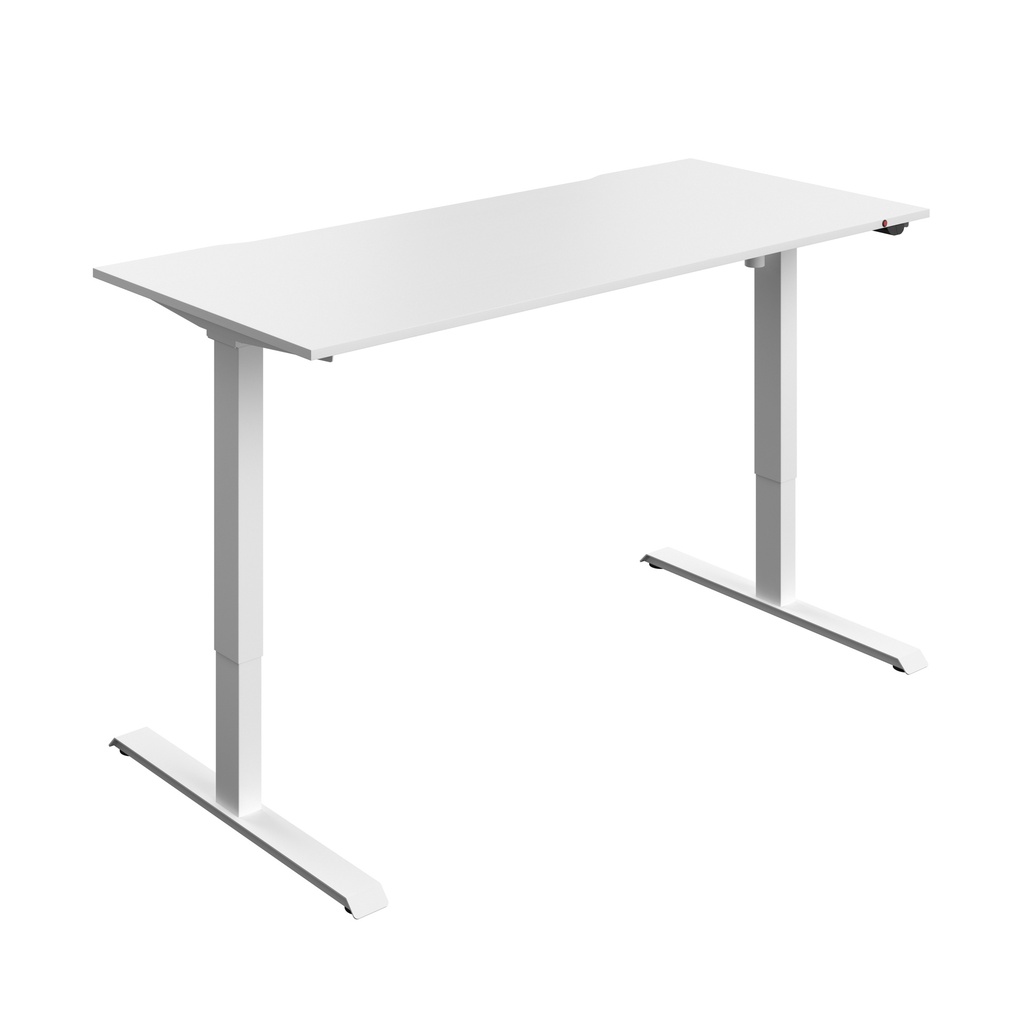 Okoform Heated Dual Motor Height Adjustable Desk (FSC) | 1800X800 | White/White | 