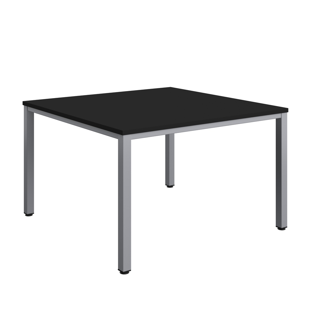 Fraction Infinity Square Meeting Table (FSC) | 1200 X 1200 | Black/Silver