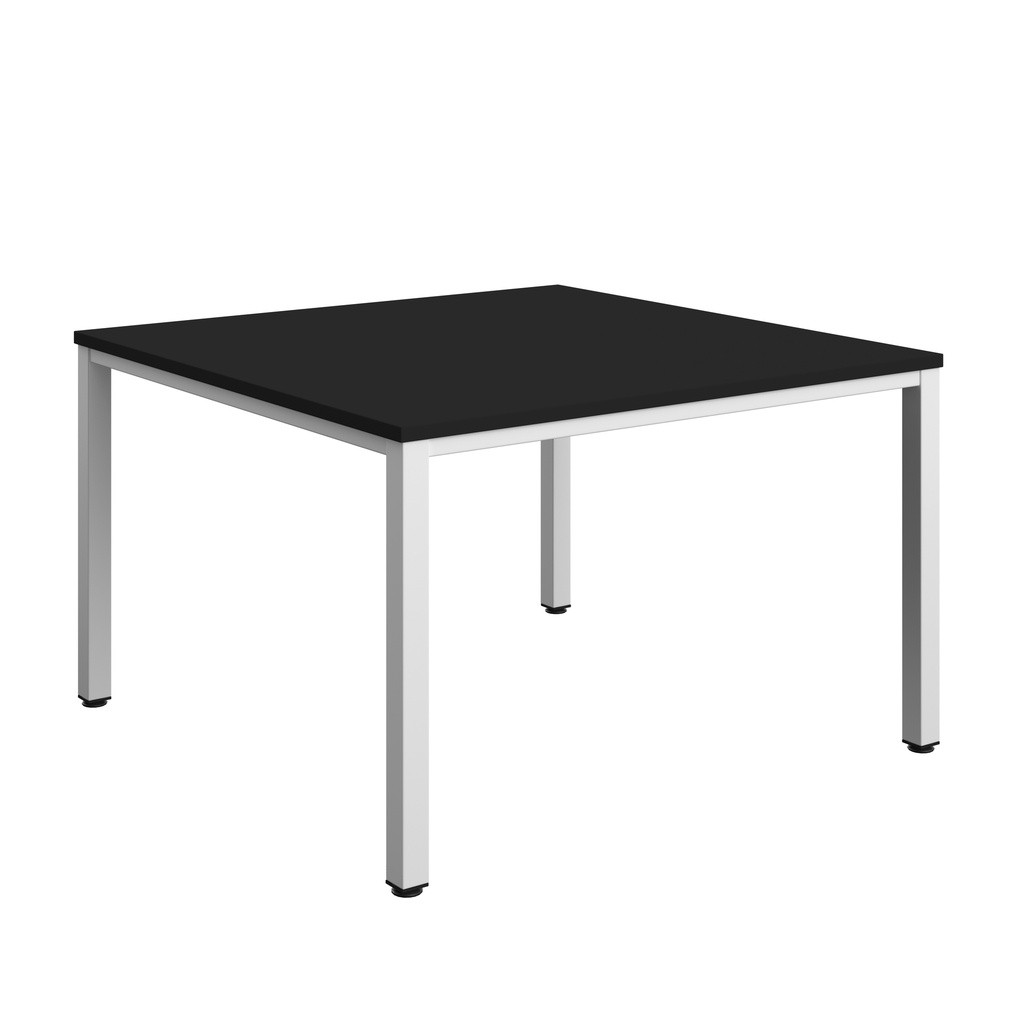 Fraction Infinity Square Meeting Table (FSC) | 1200 X 1200 | Black/White