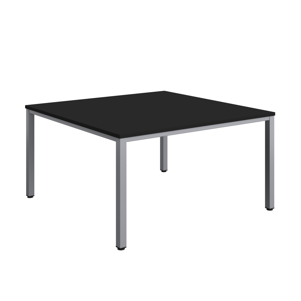 Fraction Infinity Square Meeting Table (FSC) | 1400 X 1400 | Black/Silver