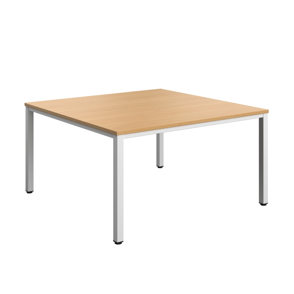 Fraction Infinity Square Meeting Table (FSC) | 1400 X 1400 | Ellmau Beech/White