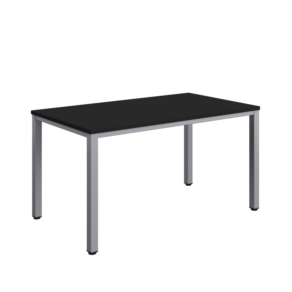 Fraction Infinity Rectangular Meeting Table (FSC) | 1400 X 800 | Black/Silver