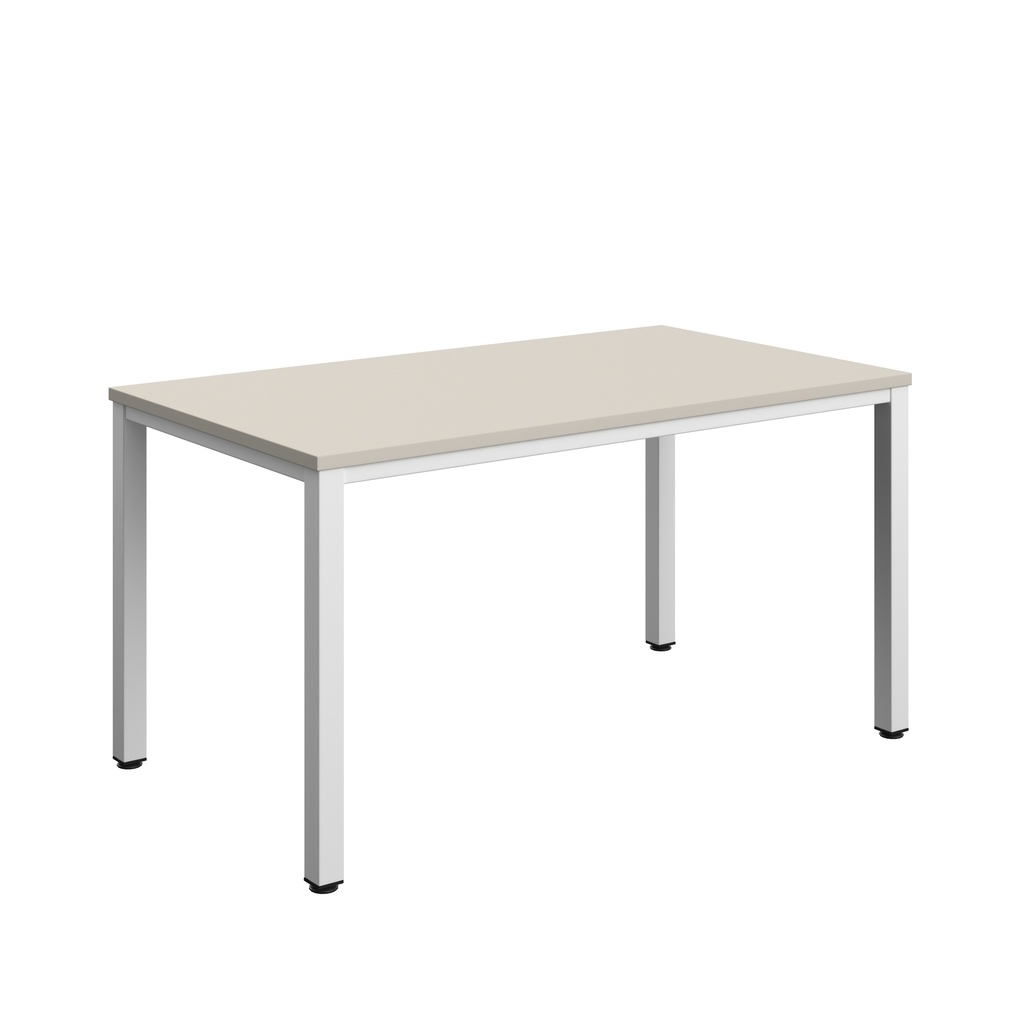 Fraction Infinity Rectangular Meeting Table (FSC) | 1400 X 800 | Grey/White