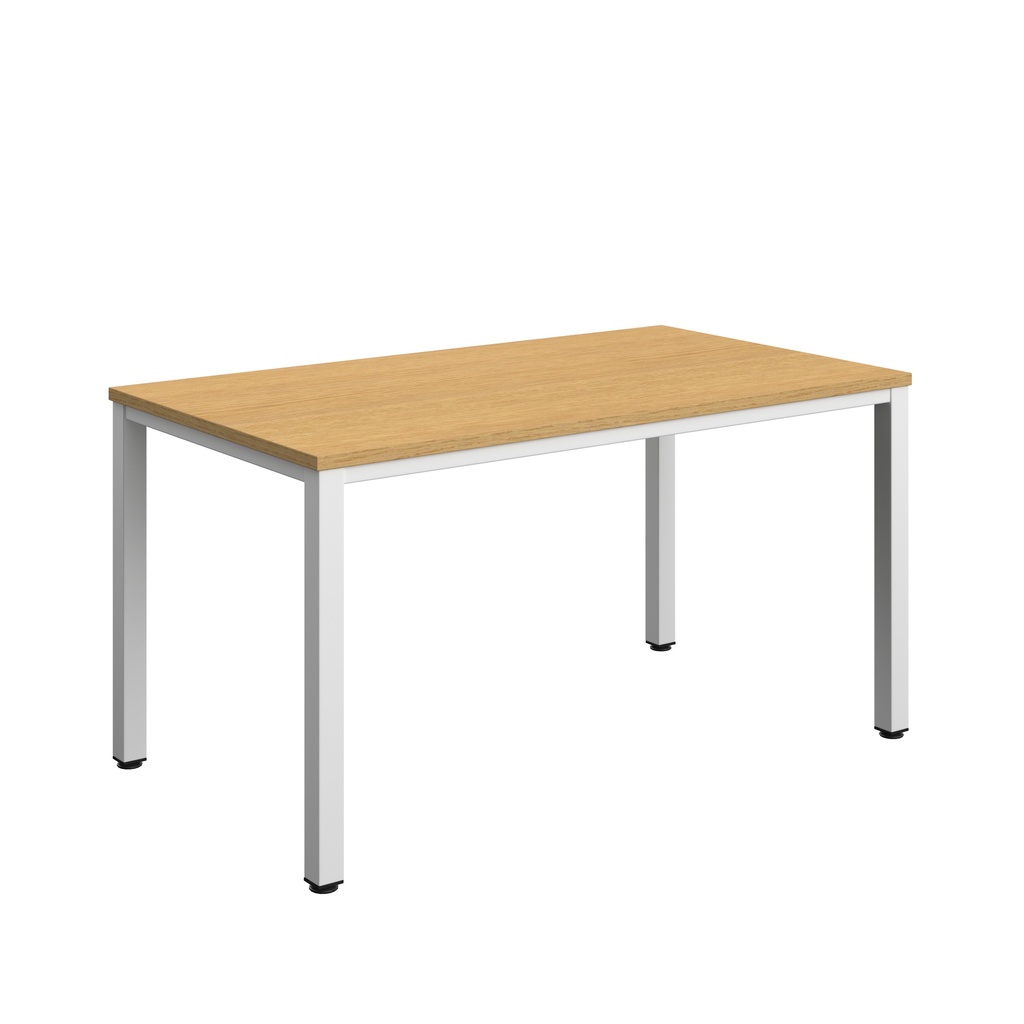 Fraction Infinity Rectangular Meeting Table (FSC) | 1400 X 800 | Sorano Oak/White