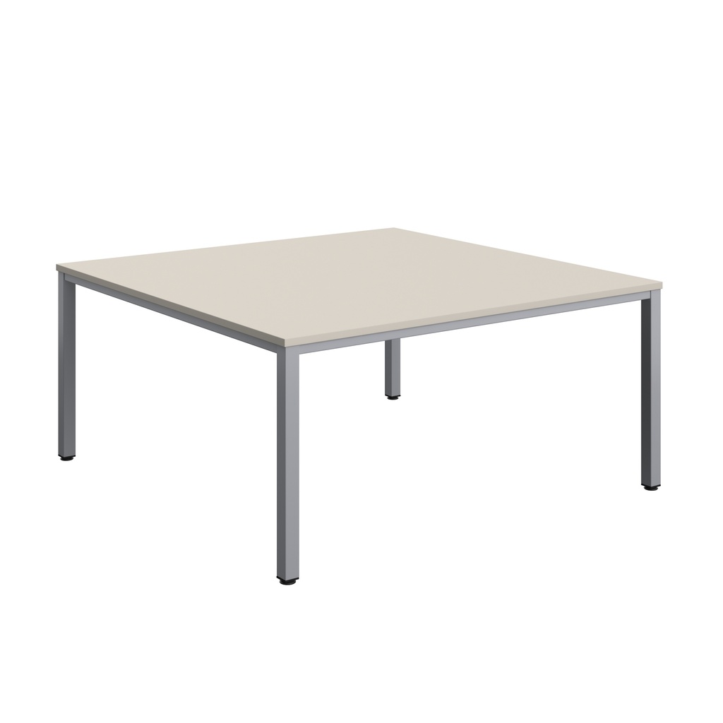 Fraction Infinity Square Meeting Table (FSC) | 1600 X 1600 | Grey/Silver