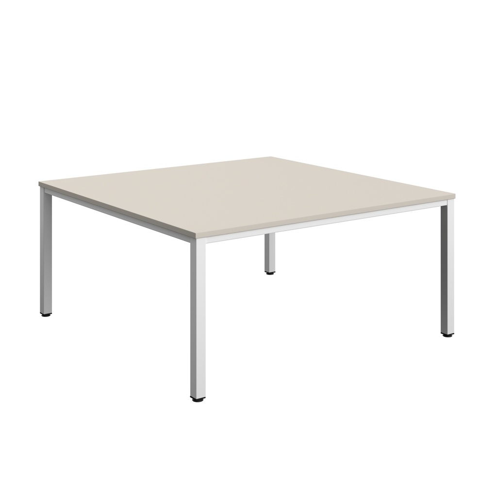 Fraction Infinity Square Meeting Table (FSC) | 1600 X 1600 | Grey/White