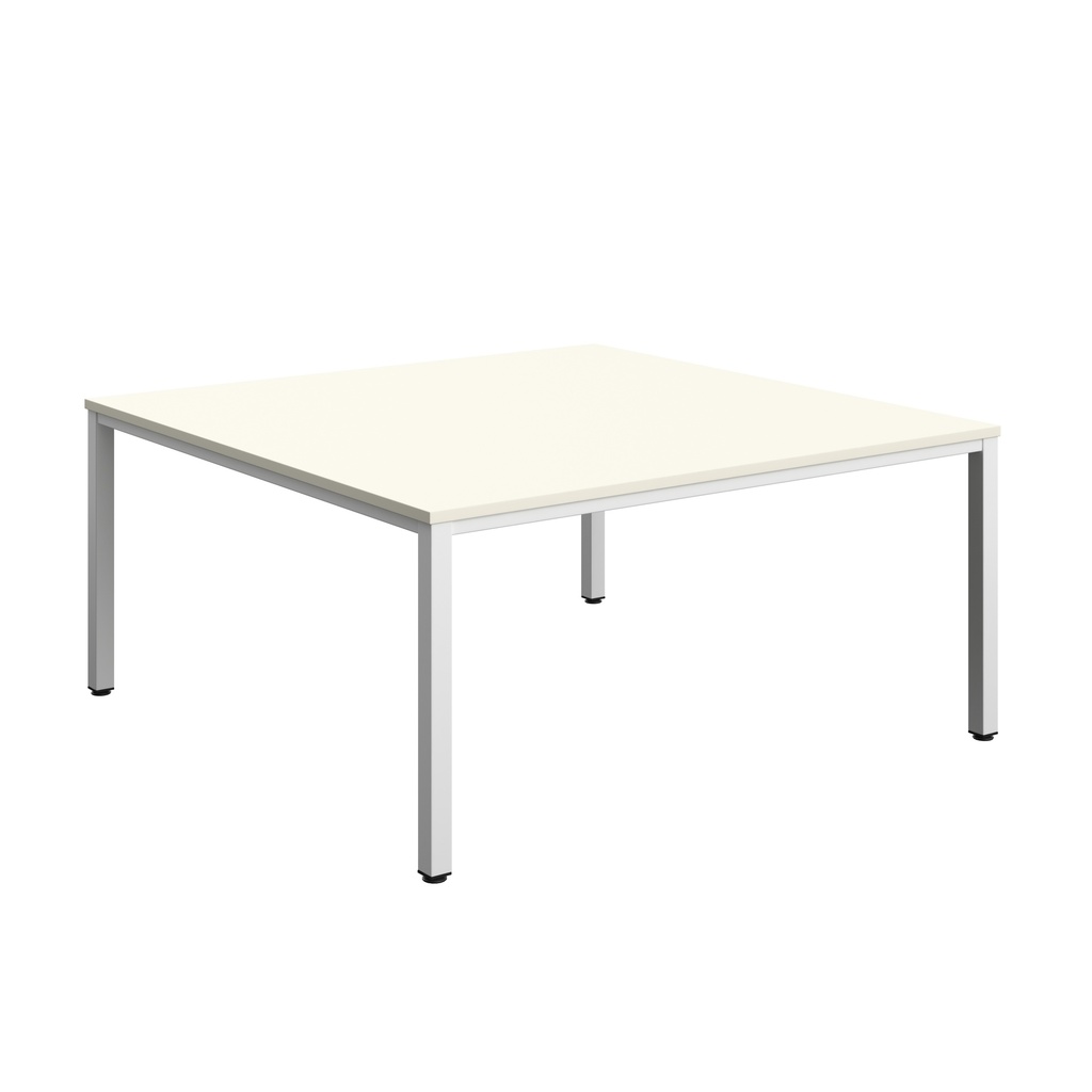 Fraction Infinity Square Meeting Table (FSC) | 1600 X 1600 | White/White