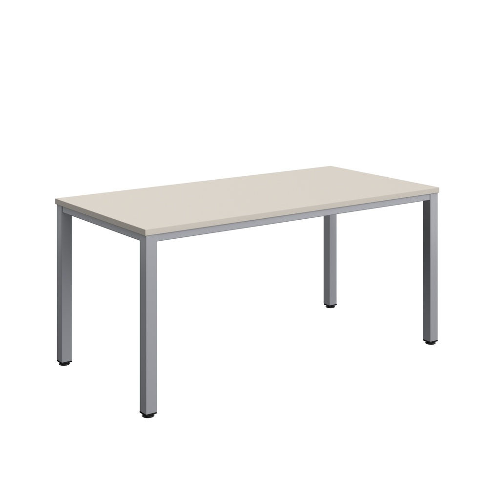 Fraction Infinity Rectangular Meeting Table (FSC) | 1600 X 800 | Grey/Silver