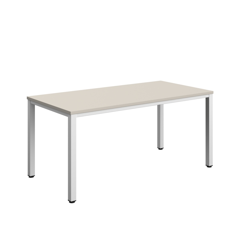 Fraction Infinity Rectangular Meeting Table (FSC) | 1600 X 800 | Grey/White