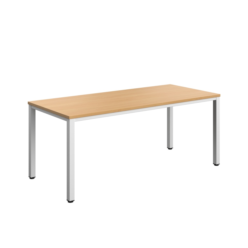 Fraction Infinity Rectangular Meeting Table (FSC) | 1800 X 800 | Ellmau Beech/White