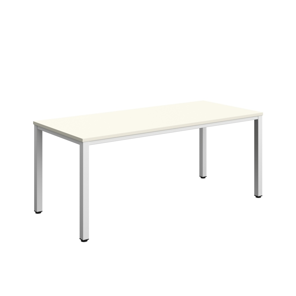 Fraction Infinity Rectangular Meeting Table (FSC) | 1800 X 800 | White/White