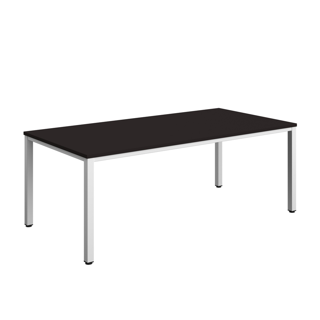 Fraction Infinity Rectangular Meeting Table (FSC) | 2000 X 1000 | Anthracite/White