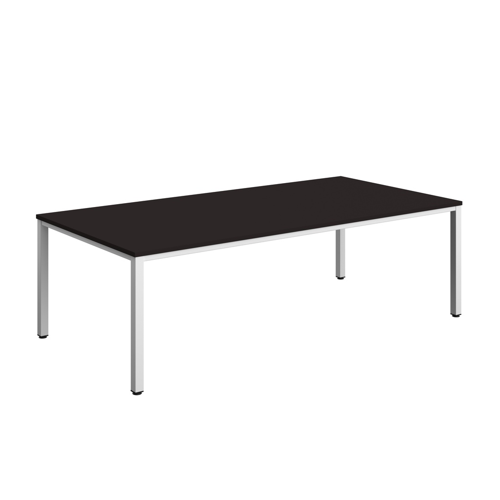 Fraction Infinity Rectangular Meeting Table (FSC) | 2400 X 1200 | Anthracite/White