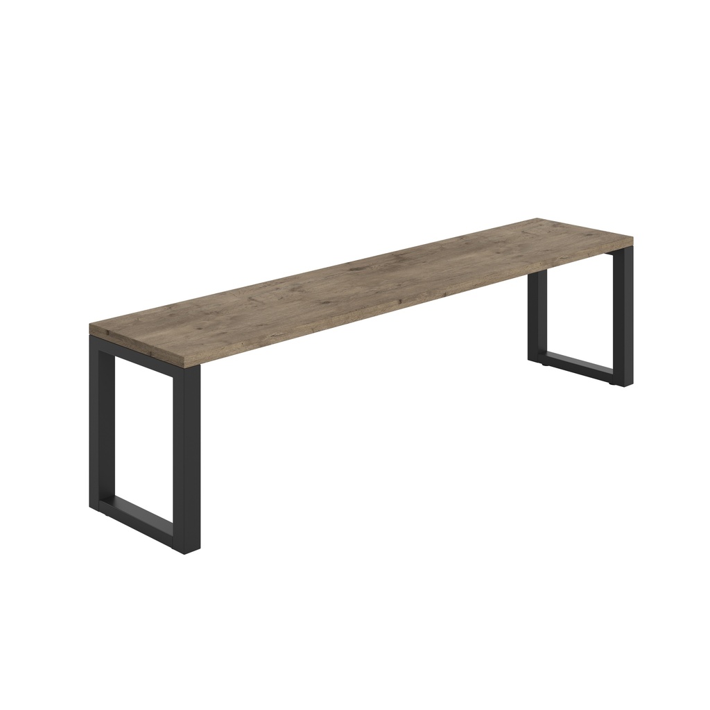 Picnic Bench (FSC) | 1600 | Grey Nebraska Oak/Black