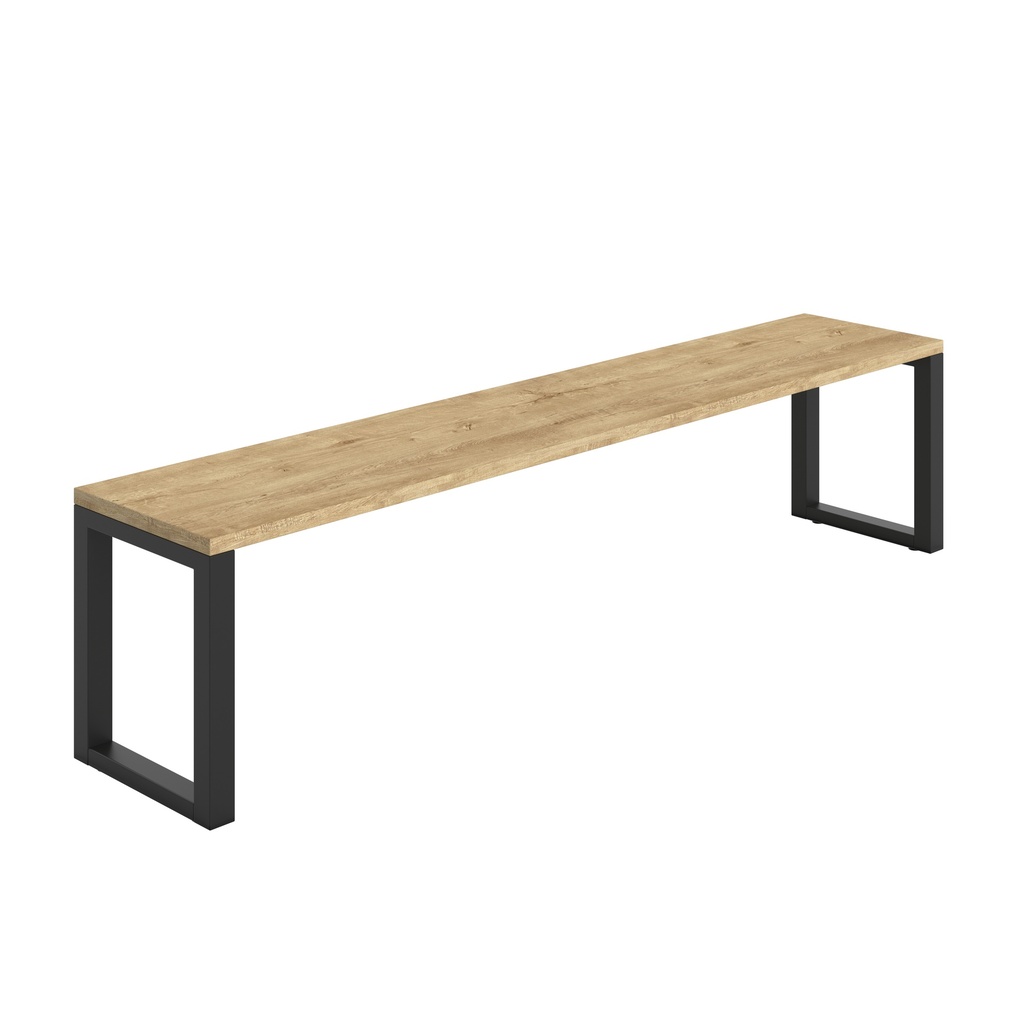 Picnic Bench (FSC) | 1800 | Natural Nebraska Oak/Black