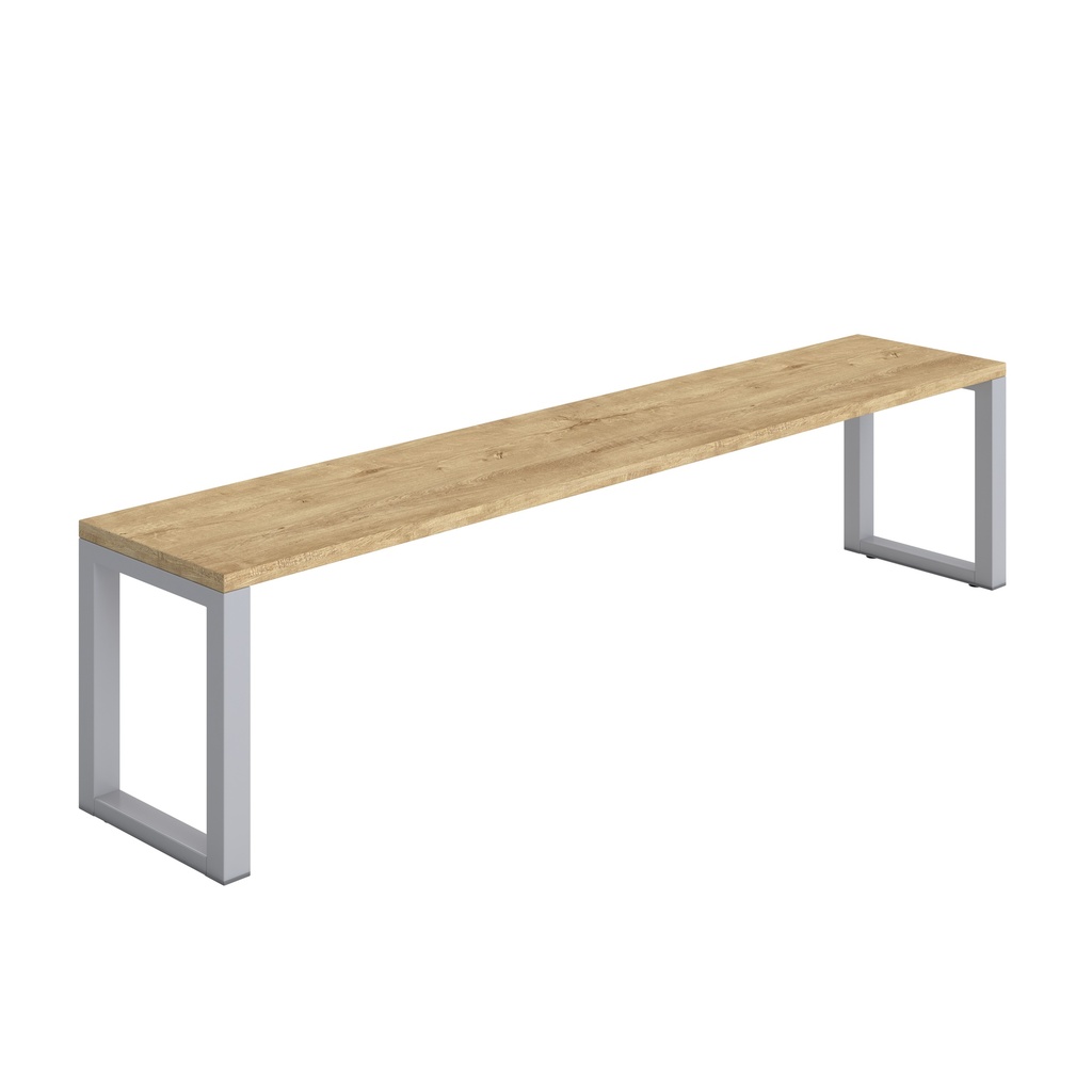 Picnic Bench (FSC) | 1800 | Natural Nebraska Oak/Silver