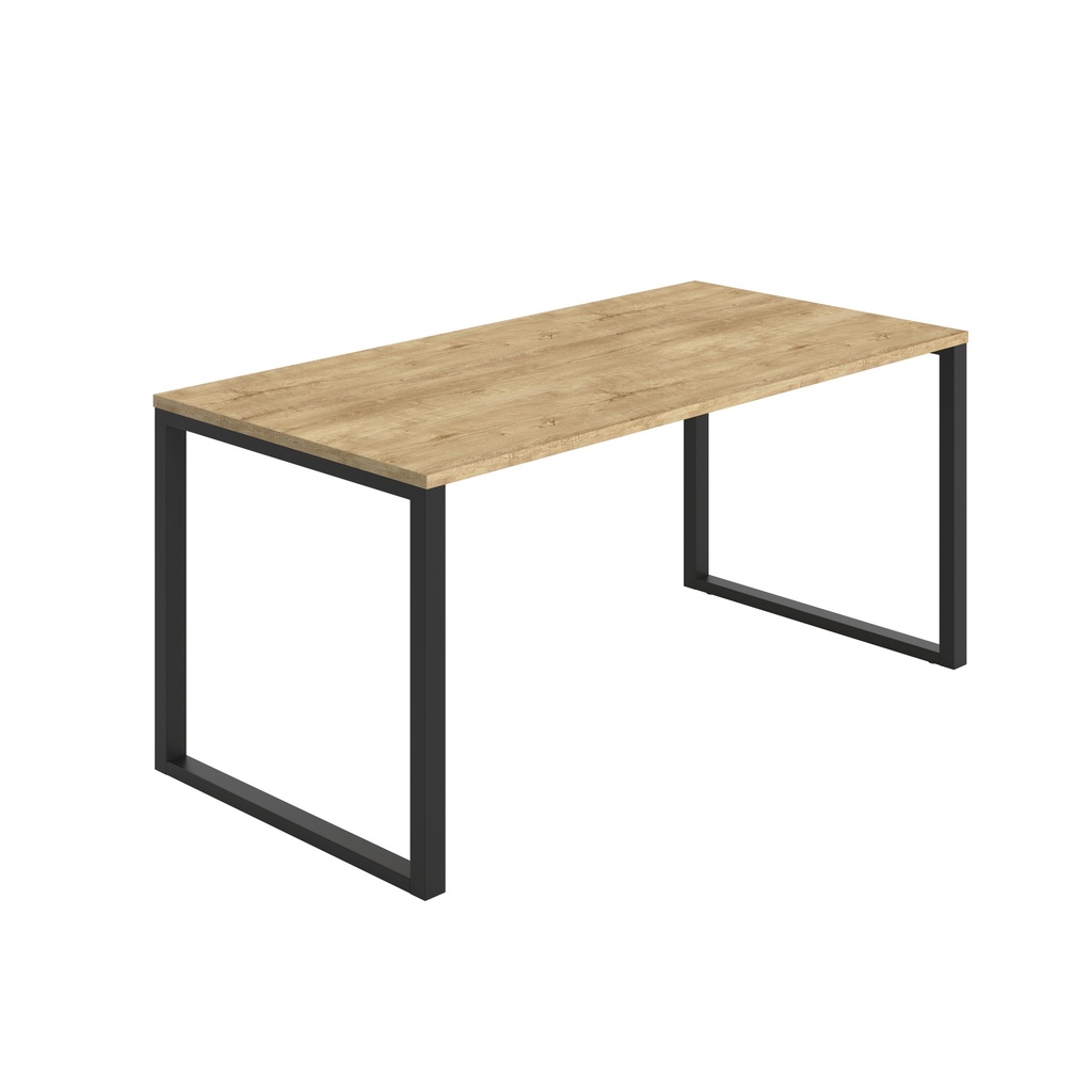 Picnic High Table (FSC) | 1600X800 | Natural Nebraska Oak/Black