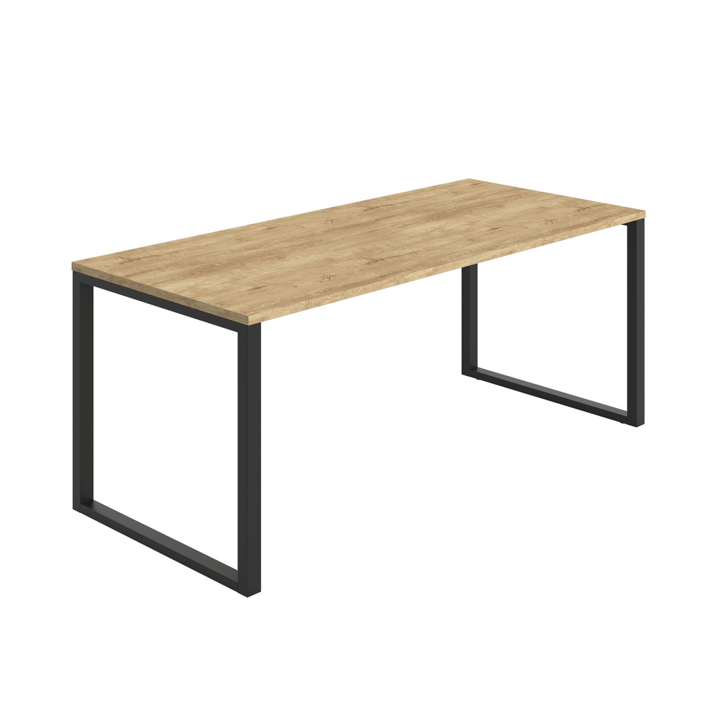 Picnic High Table (FSC) | 1800X800 | Natural Nebraska Oak/Black