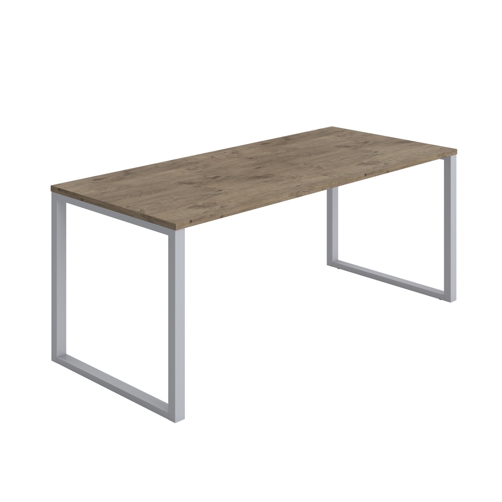 Picnic High Table (FSC) | 1800X800 | Grey Nebraska Oak/Silver