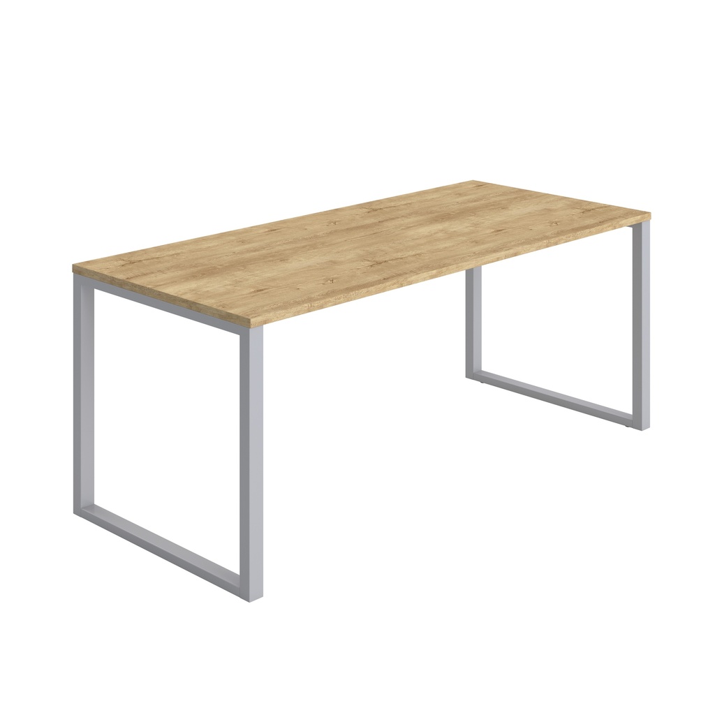 Picnic High Table (FSC) | 1800X800 | Natural Nebraska Oak/Silver