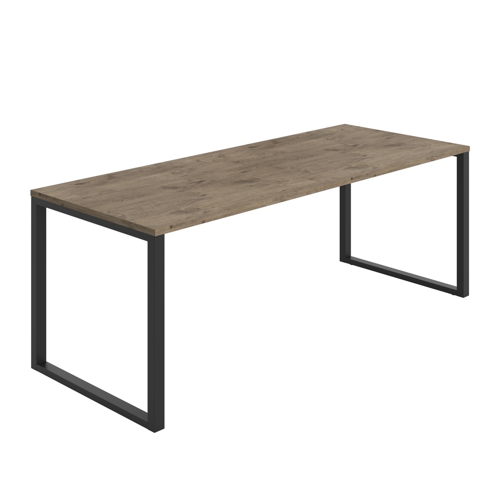 Picnic High Table (FSC) | 2000X800 | Grey Nebraska Oak/Black