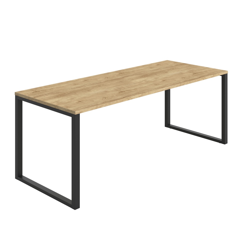 Picnic High Table (FSC) | 2000X800 | Natural Nebraska Oak/Black