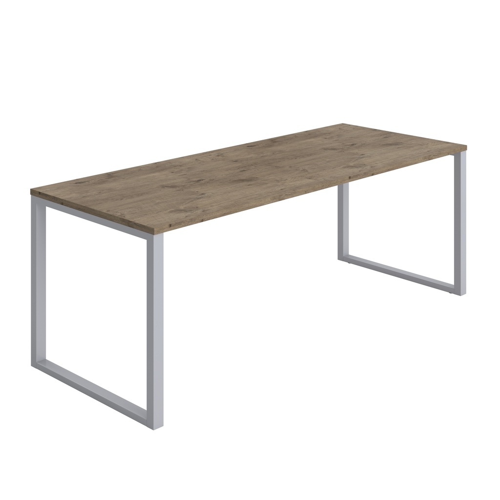 Picnic High Table (FSC) | 2000X800 | Grey Nebraska Oak/Silver