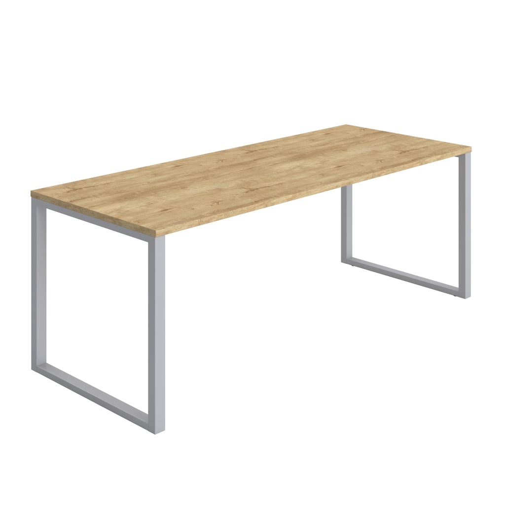 Picnic High Table (FSC) | 2000X800 | Natural Nebraska Oak/Silver