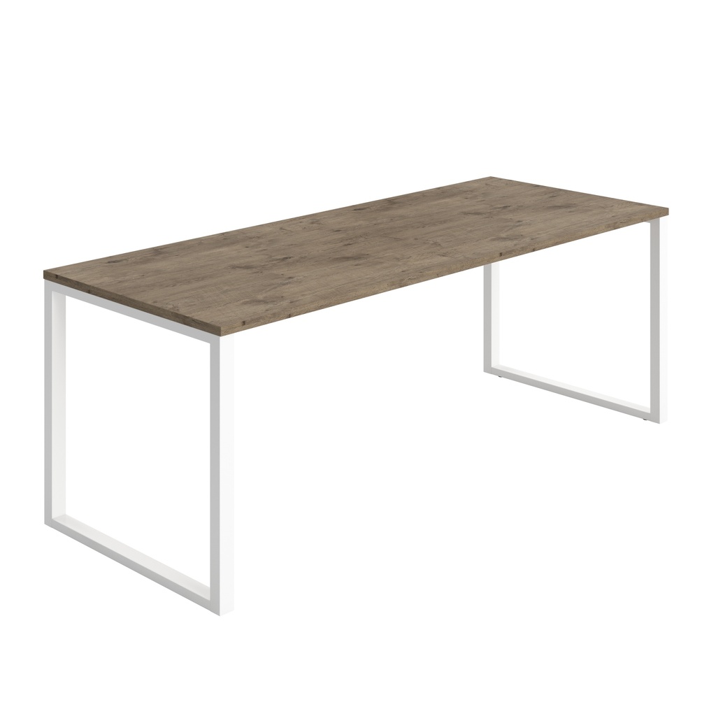 Picnic High Table (FSC) | 2000X800 | Grey Nebraska Oak/White