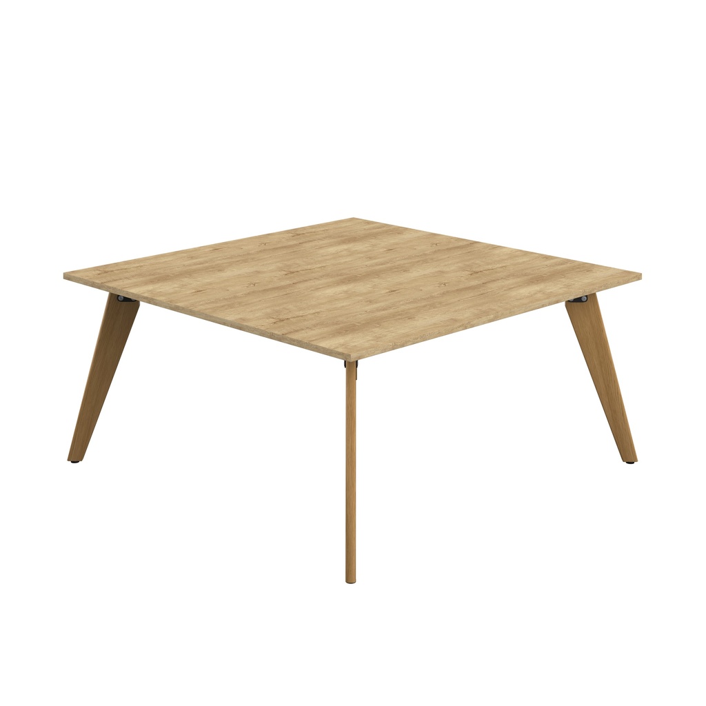 Plateau Square Table (FSC) | 1600mm | Natural Nebraska Oak