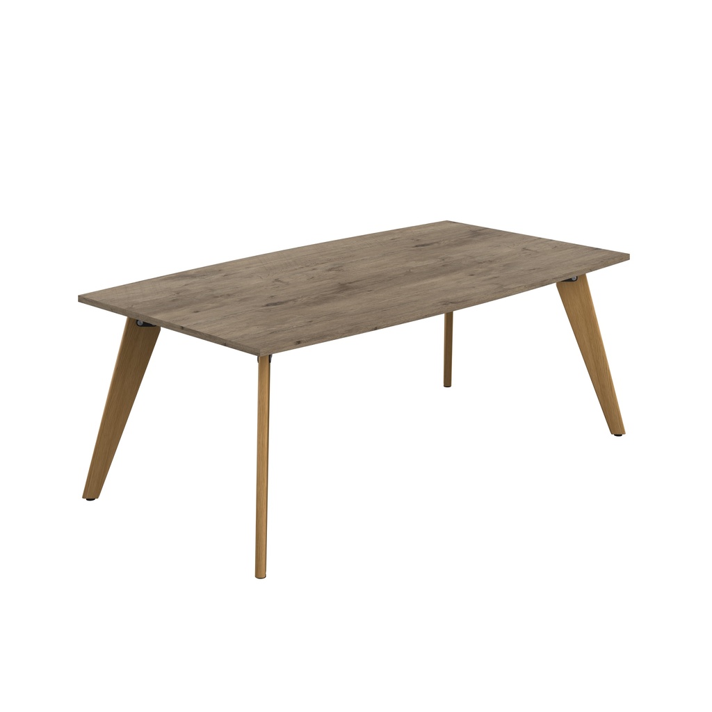 Plateau Barrel Table (FSC) | 2000 X 1000 | Grey Nebraska Oak