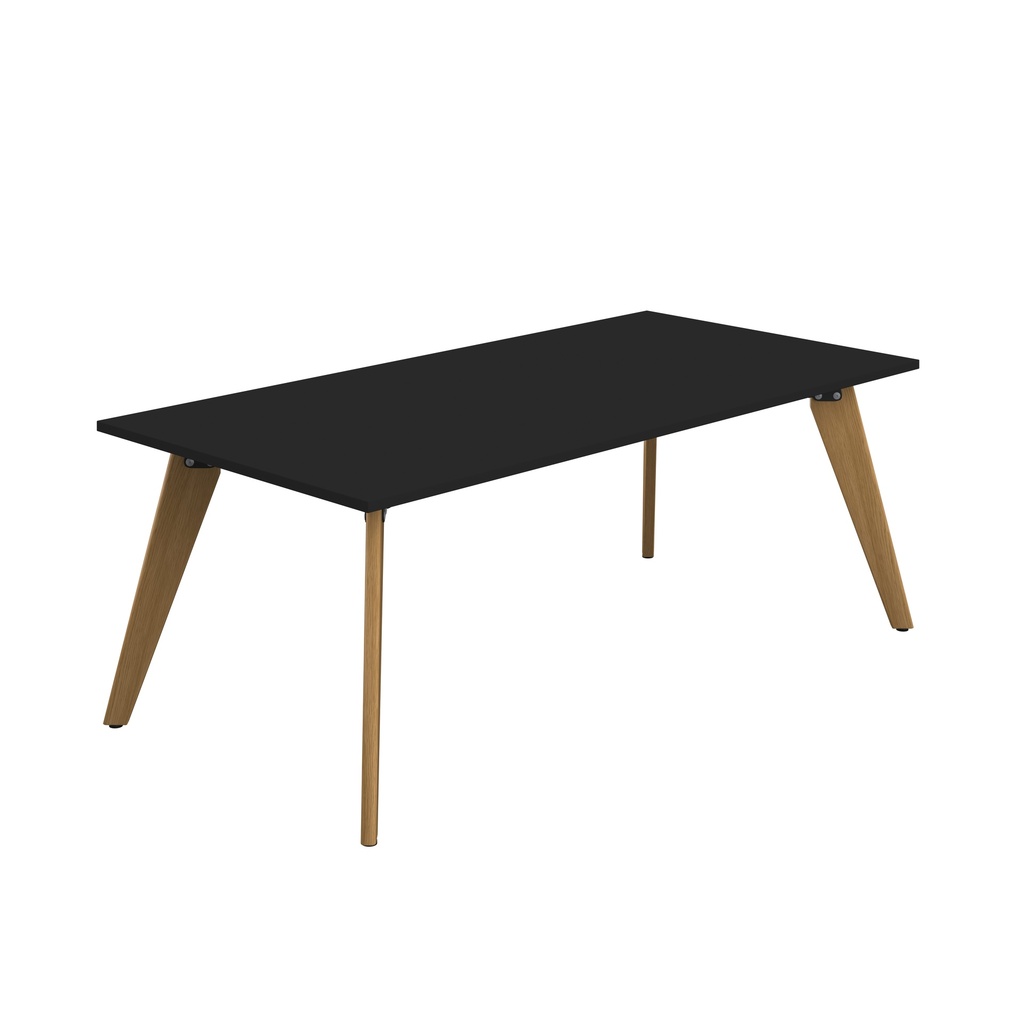 Plateau Rectangular Table (FSC) | 2000 X 1000 | Black