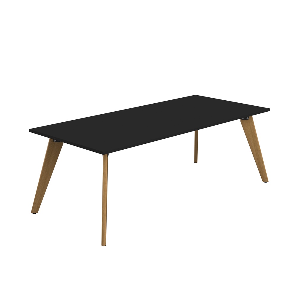 Plateau Rectangular Table (FSC) | 2200 X 1000 | Black