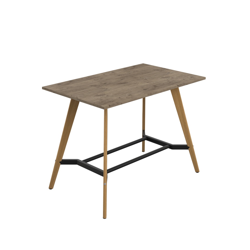 Plateau Poseur Rectangular Table (FSC) | 1600 X 1000 | Grey Nebraska Oak