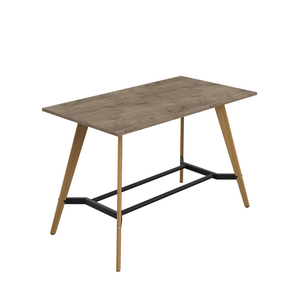 Plateau Poseur Rectangular Table (FSC) | 1800 X 1000 | Grey Nebraska Oak