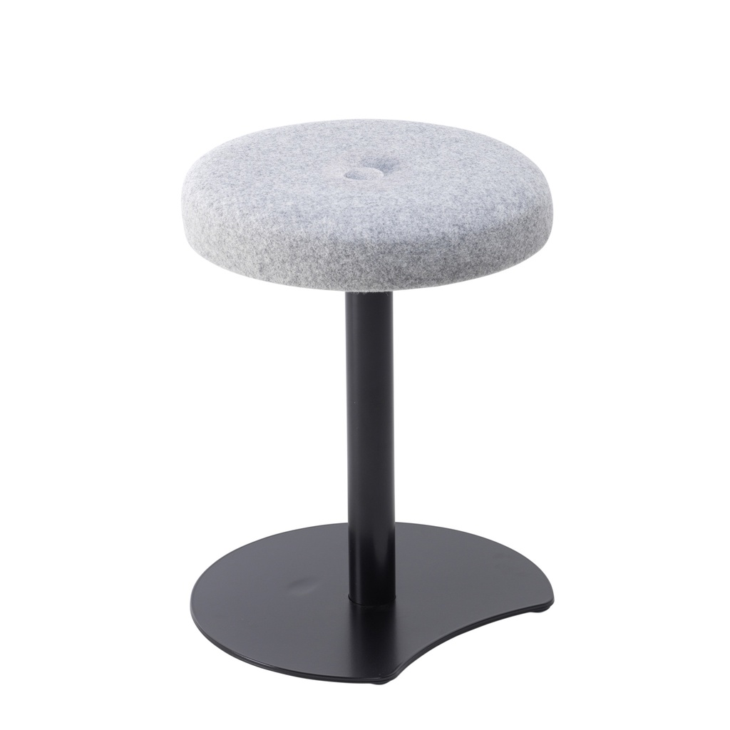 Contract Low Black Frame, Button Top Stool Unlimited Band 1