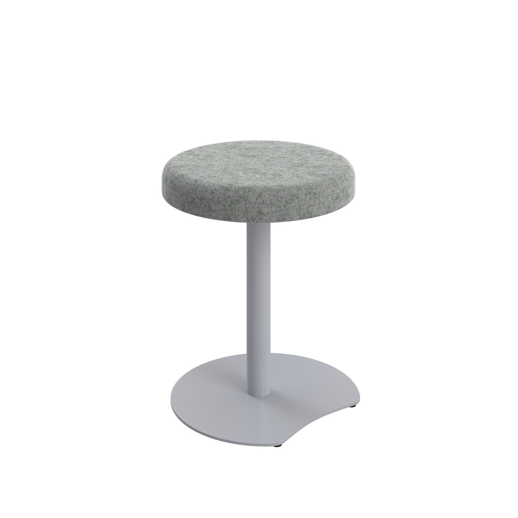 Contract Low Silver Frame, Plain Top Stool Unlimited Band 1