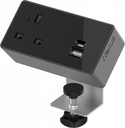 Desktop Power Module 1X 240V Uk
Socket, 30W Usb-C, 27W Usb-A
Black Housing Black Veneer