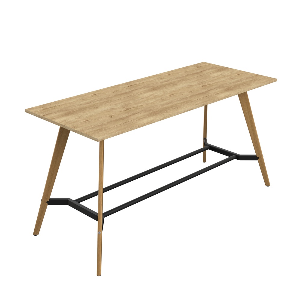 Plateau Poseur Rectangular Table (FSC) | 2400 X 1000 | Natural Nebraska Oak