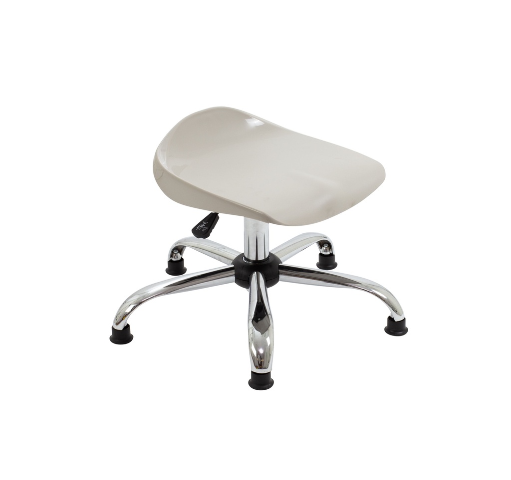 Titan Swivel Junior Stool with Chrome Base and Glides Size 5-6