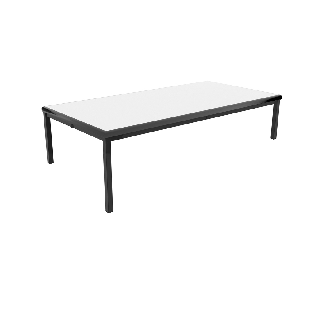 T-Table Flat Pack Table|1200X600X460| Grey/Black