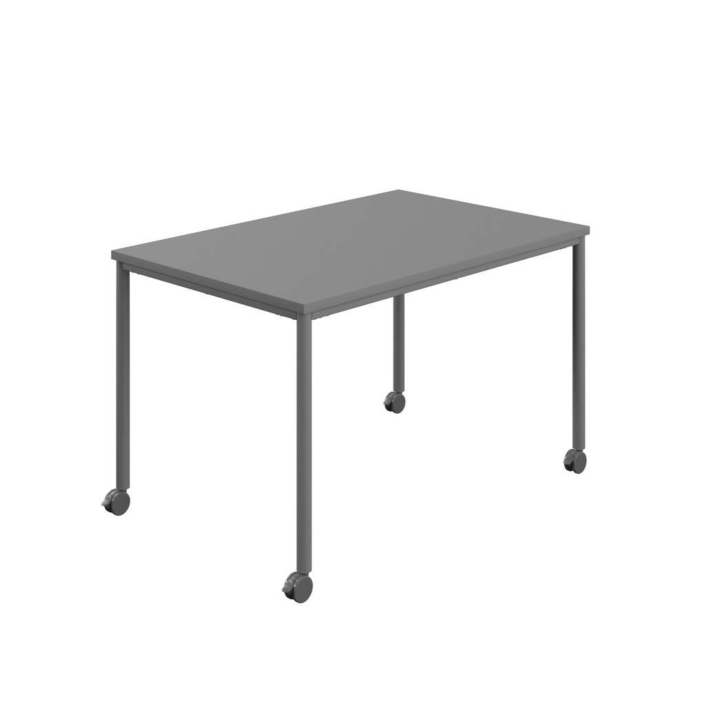 Titan Mobile Rectangular Table (FSC) | 1400 X 600 | Anthracite/Anthracite