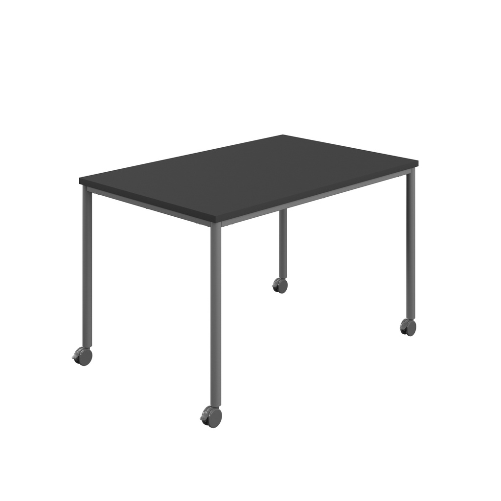 Titan Mobile Rectangular Table (FSC) | 1400 X 600 | Anthracite/Black