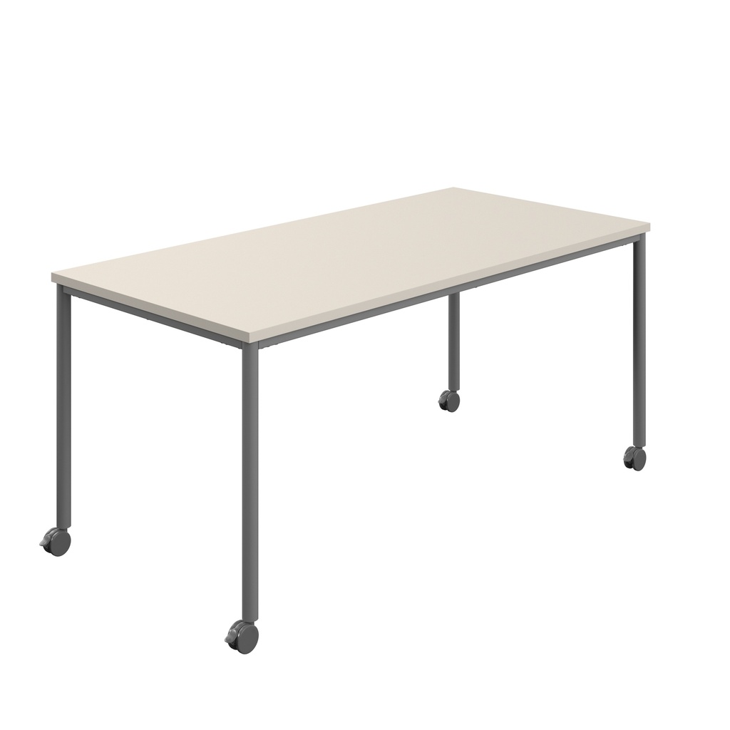 Titan Mobile Rectangular Table (FSC) | 1800 X 800 | Anthracite/Grey