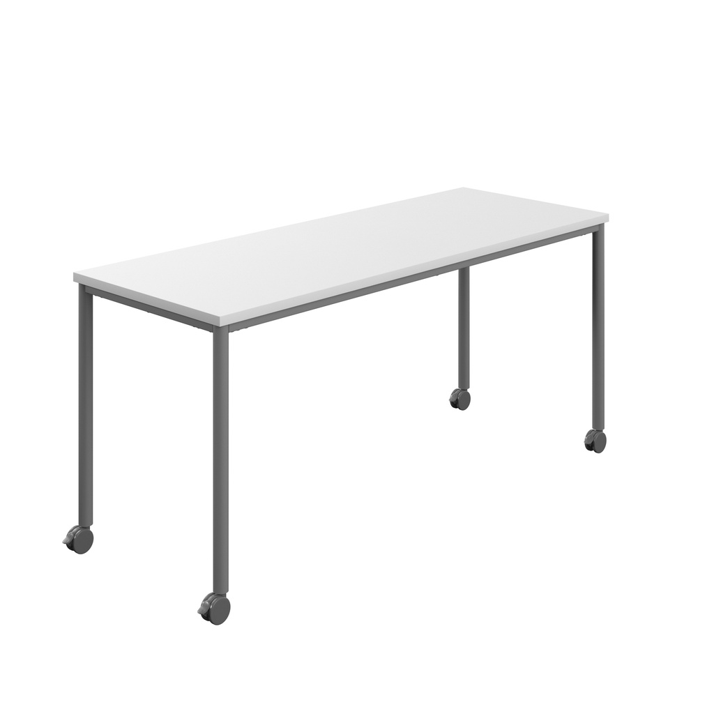 Titan Mobile Rectangular Table (FSC) | 1200 X 800 | Anthracite/White