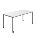 Titan Mobile Rectangular Table (FSC) | 1400 X 800 | Anthracite/White