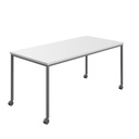 Titan Mobile Rectangular Table (FSC) | 1800 X 800 | Anthracite/White