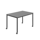 Titan Mobile Rectangular Table (FSC) | 1400 X 600 | Black/Anthracite