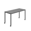 Titan Mobile Rectangular Table (FSC) | 1800 X 600 | Black/Anthracite