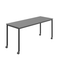 Titan Mobile Rectangular Table (FSC) | 1600 X 800 | Black/Anthracite